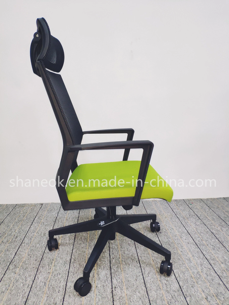 Factory Price Adjustable High Back Fabric Mesh Office Chair (6112A)