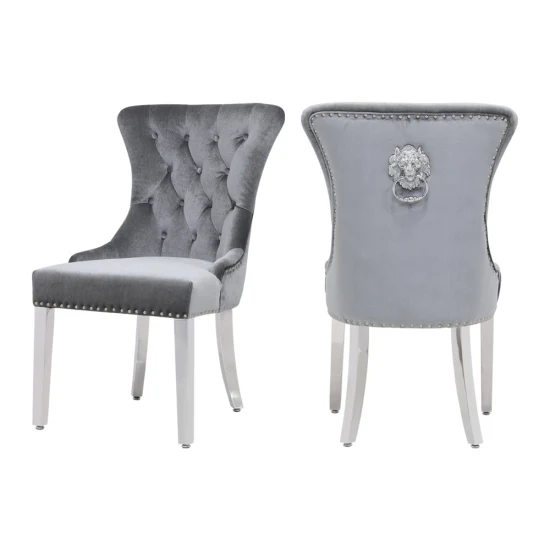 Exclusive Design Bumpy High Back Fabric Cushion Dining Chair