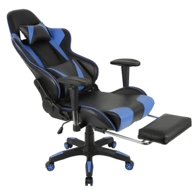 Gaming Chair with Tilt Mechanism, Adjustable Seat Height Office Chair Relax Chair Swivel Chair, Chair Racing Chair Office Swivel Chair with Headrest Wbb17059